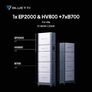 BLUETTI EP2000 & B700 Energiespeichersystem 36.86 kWh